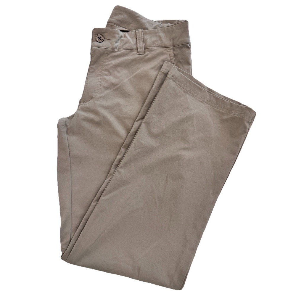 Columbia Omni Shield Pants Womens 14 Khaki Hiking Outdoor Stretch 31x36